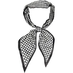 Women's Thousand Birds Fashion Oblique Angle Silk Neck Scarf Printed Scarves